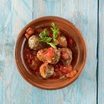 Tapas: Meatballs in tomato sauce (Albondigas Andaluz)